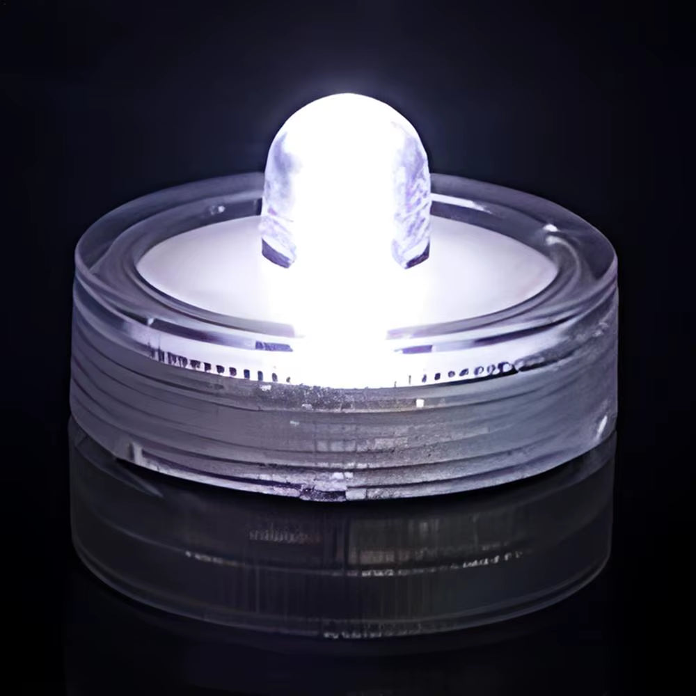 Submersible Led Lights Battery Operated Bright Underwater Tea Light Candles Aquarium Decoration Novelty Lighting for Home