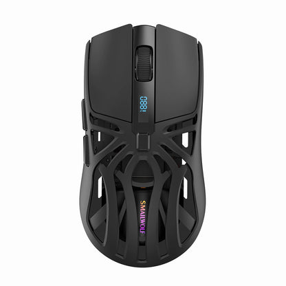 SMAILWOLF RS8  1000Hz Bluetooth mouse, 10000dpi, three-mode connection, lightweight macro gaming mouse notebook computer