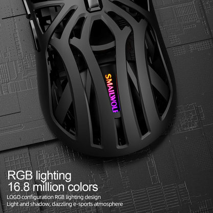 SMAILWOLF RS8  1000Hz Bluetooth mouse, 10000dpi, three-mode connection, lightweight macro gaming mouse notebook computer